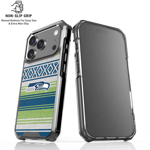 NFL Seattle Seahawks Trailblazer iPhone 18 Pro Clear Case