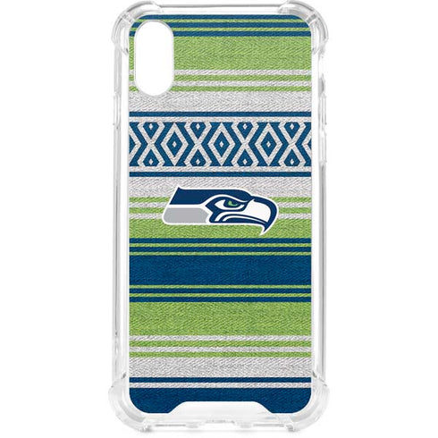 NFL Seattle Seahawks Trailblazer iPhone XS Clear Case