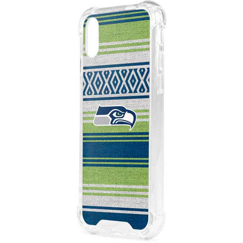NFL Seattle Seahawks Trailblazer iPhone XS Clear Case