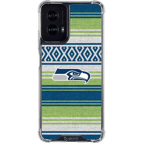 NFL Seattle Seahawks Trailblazer Moto G Power 5G (2024) Clear Case