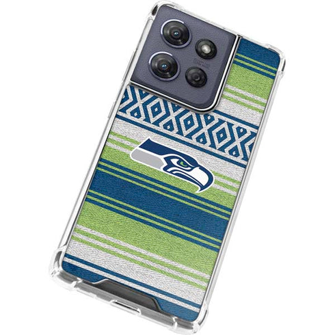 NFL Seattle Seahawks Trailblazer Moto G Power 5G (2025) Clear Case