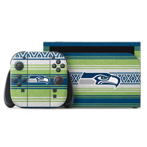 NFL Seattle Seahawks Trailblazer Nintendo Switch 2 (2025) with Joy-Con Skin