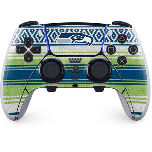 NFL Seattle Seahawks Trailblazer PS5 DualSense Edge Pro Controller Skin