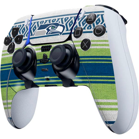 NFL Seattle Seahawks Trailblazer PS5 DualSense Edge Pro Controller Skin