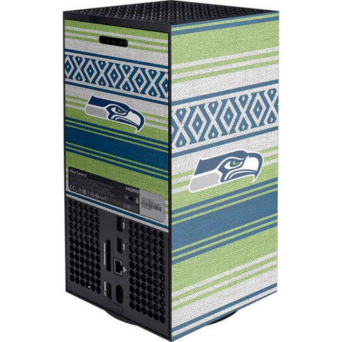 NFL Seattle Seahawks Trailblazer XBox Series X Digital Edition Console Skin