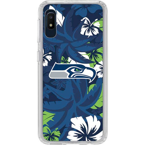 NFL Seattle Seahawks Tropical Print Galaxy Cases