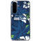 NFL Seattle Seahawks Tropical Print Galaxy A36 5G Clear Case