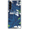 NFL Seattle Seahawks Tropical Print Galaxy S24 FE Clear Case