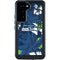 NFL Seattle Seahawks Tropical Print Galaxy S24 Waterproof Case