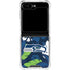 NFL Seattle Seahawks Tropical Print Galaxy Z Flip6 Clear Case