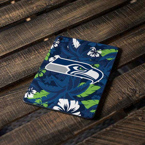 NFL Seattle Seahawks Tropical Print Apple iPad Pro Skin