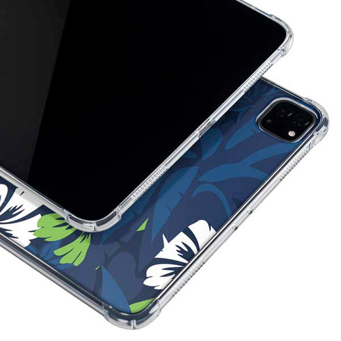 NFL Seattle Seahawks Tropical Print iPad Pro 11in (2024) Clear Case