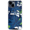 NFL Seattle Seahawks Tropical Print iPhone 15 Clear Case