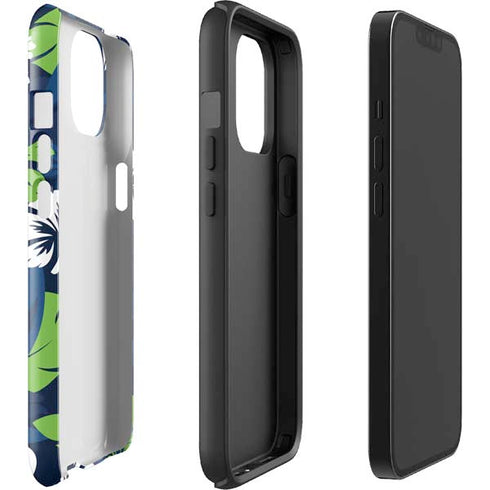 NFL Seattle Seahawks Tropical Print iPhone 15 Impact Case