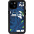 NFL Seattle Seahawks Tropical Print iPhone 15 Plus Waterproof Case