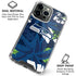NFL Seattle Seahawks Tropical Print iPhone 16 Pro Max Clear Case