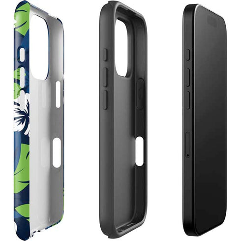 NFL Seattle Seahawks Tropical Print iPhone 16 Pro Max Impact Case