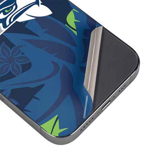 NFL Seattle Seahawks Tropical Print iPhone 16 Pro Max Skin