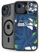 NFL Seattle Seahawks Tropical Print iPhone 16e Kickstand Case