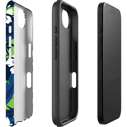 NFL Seattle Seahawks Tropical Print iPhone 16e Impact Case