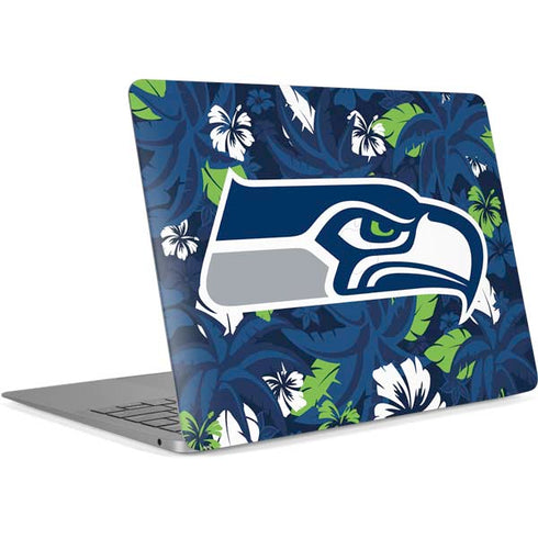 NFL Seattle Seahawks Tropical Print Apple MacBook Air Skin