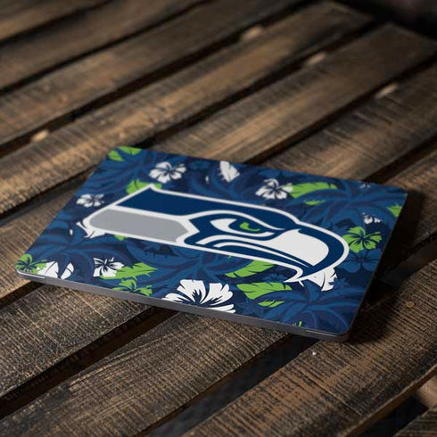 NFL Seattle Seahawks Tropical Print Apple MacBook Air Skin