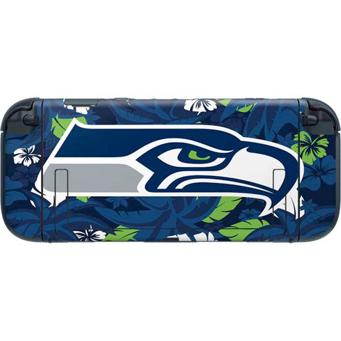 NFL Seattle Seahawks Tropical Print Nintendo Switch 2 (2025) with Joy-Con Skin