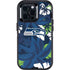 NFL Seattle Seahawks Tropical Print Otterbox Defender iPhone Skin