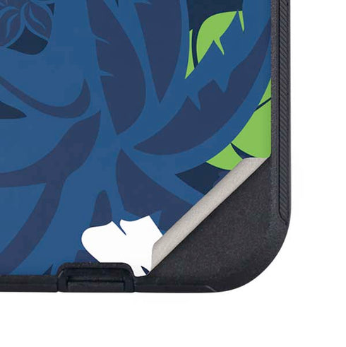 NFL Seattle Seahawks Tropical Print Otterbox Defender iPhone Skin