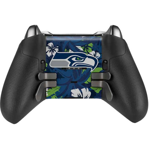 NFL Seattle Seahawks Tropical Print Xbox Elite Wireless Controller Series 2 Skin