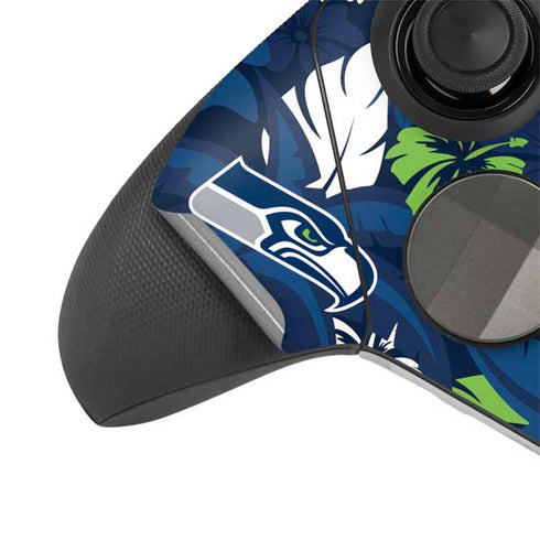 NFL Seattle Seahawks Tropical Print Xbox Elite Wireless Controller Series 2 Skin