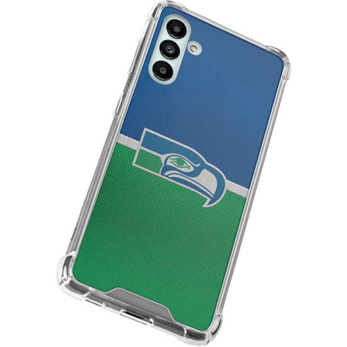NFL Seattle Seahawks Vintage Galaxy A13 5G Clear Case