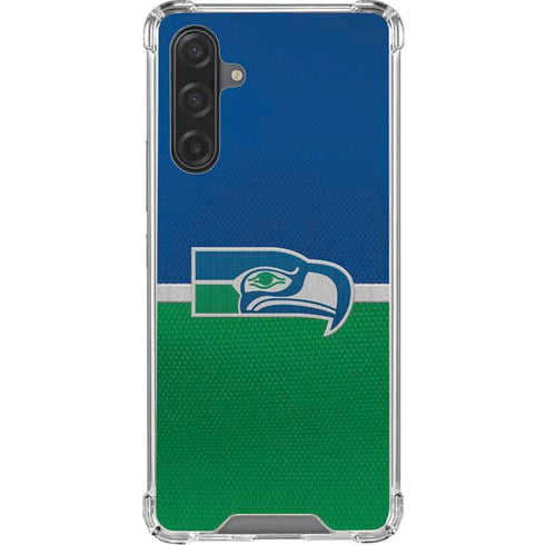 NFL Seattle Seahawks Vintage Galaxy A17 Clear Case