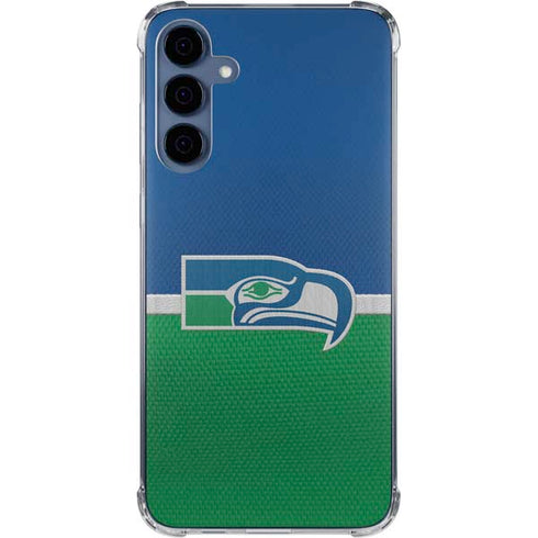 NFL Seattle Seahawks Vintage Galaxy A55 5G Clear Case