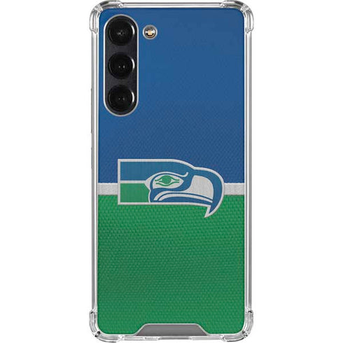 NFL Seattle Seahawks Vintage Galaxy S24 FE Clear Case