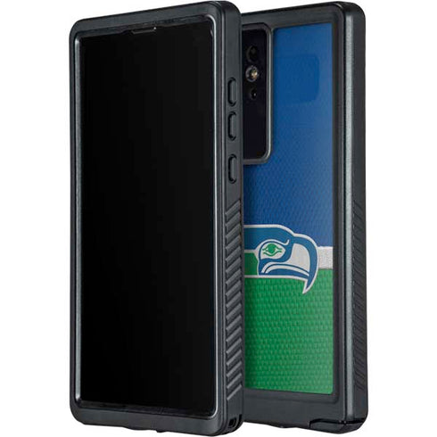 NFL Seattle Seahawks Vintage Galaxy S24 Ultra Waterproof Case
