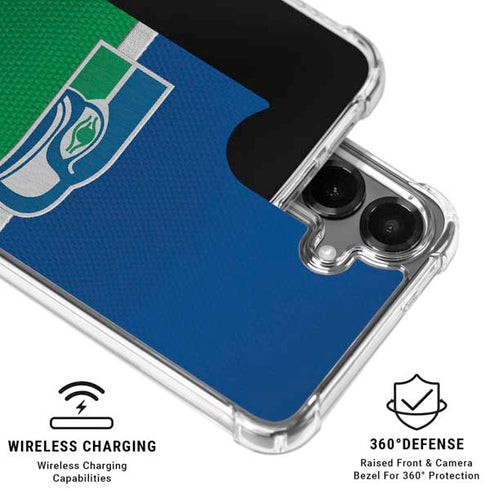 NFL Seattle Seahawks Vintage Galaxy S26 Clear Case