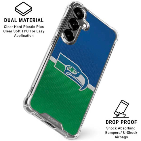 NFL Seattle Seahawks Vintage Galaxy S26 Clear Case