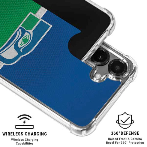 NFL Seattle Seahawks Vintage Galaxy S26 Plus Clear Case