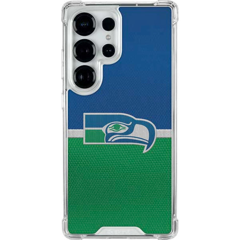 NFL Seattle Seahawks Vintage Galaxy S26 Ultra Clear Case