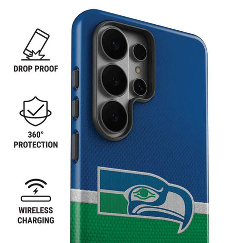 NFL Seattle Seahawks Vintage Galaxy S26 Ultra Impact Case