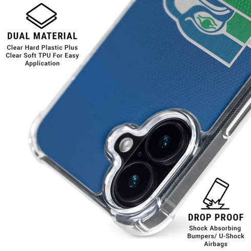 NFL Seattle Seahawks Vintage iPhone 16 MagSafe Case
