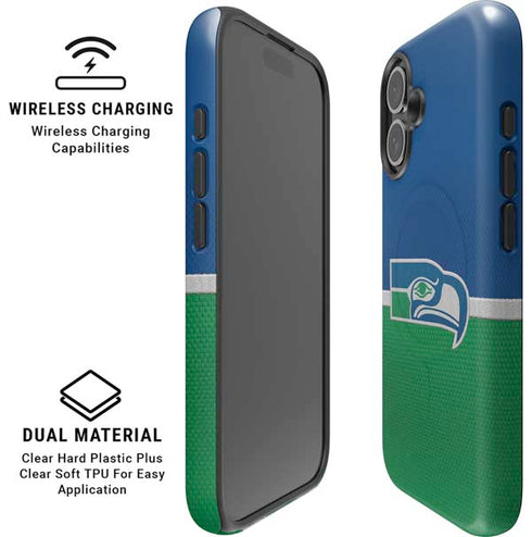 NFL Seattle Seahawks Vintage iPhone 16 Magsafe Impact Case