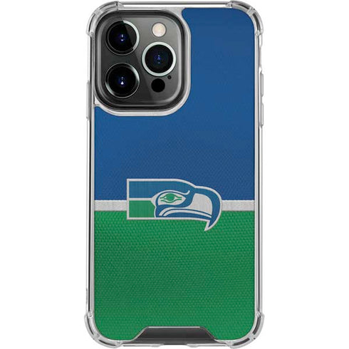 NFL Seattle Seahawks Vintage iPhone 16 Pro Clear Case