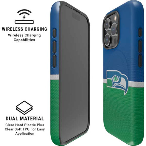 NFL Seattle Seahawks Vintage iPhone 16 Pro Max Magsafe Impact Case