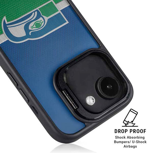 NFL Seattle Seahawks Vintage iPhone 16e Kickstand Case