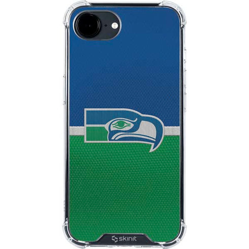 NFL Seattle Seahawks Vintage iPhone 16e Clear Case