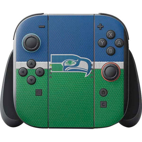 NFL Seattle Seahawks Vintage Nintendo Switch 2 (2025) with Joy-Con Skin