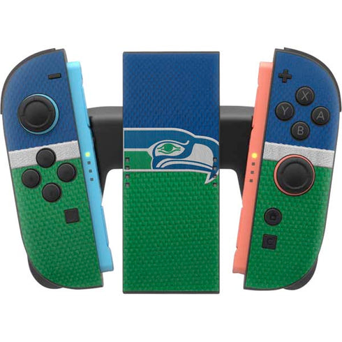NFL Seattle Seahawks Vintage Nintendo Switch 2 (2025) Joy-Con Controller Skin