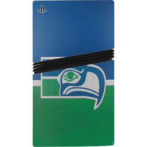 NFL Seattle Seahawks Vintage PS5 Pro Console Skin